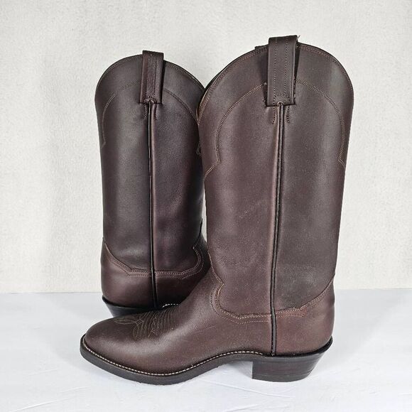 Panhandle Slim Men's Western Work Sole Boots Brown 8.5 New - Picture 2 of 10